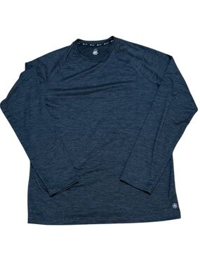 Gaiam Athletic Long Sleeve Shirt XL Gray Workout Yoga Activewear